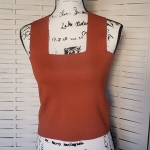 House of Harlow 1960 tank top stretch wide shoulder strap size S cinnamon